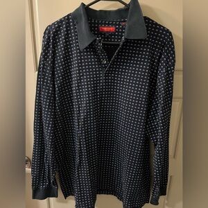 Austin Reed Black Patterned Shirt